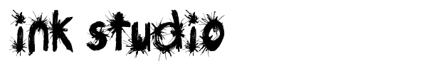 Ink Studio font preview